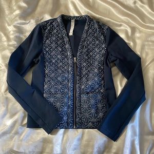 LuluLemon Navy Blue zipper jacket
